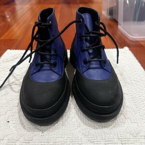 WANT Les Essentiels Black and Blue Ankle Boots